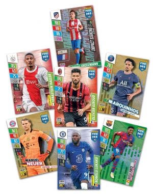 100 Different PANINI FIFA 365 2018 FOOTBALL STICKERS 